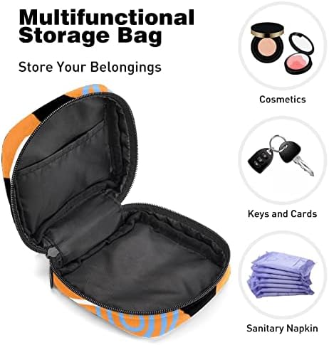 Оријукан санитарна торба за складирање на салфетка, торбичка за менструална чаша, преносни санитарни салфетки за чување торби