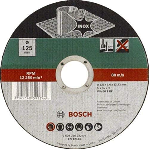 Bosch 2609256321 DIY сечење диск не'рѓосувачки челик 115 mm Ø x 1,6 mm директно
