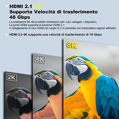 VCELINK 8K HDMI Рамен 90 Степен И 270 Степен Адаптер, HDMI Прав Агол Адаптер Машки На Женски HDMI 2.1 Кабел Адаптер СО 8K@60Hz, 4K@120hz, HDR, eARC ЗА HDTV Прекинувач ЛАПТОП PS4 PS5 Xbox, 2-Пакет
