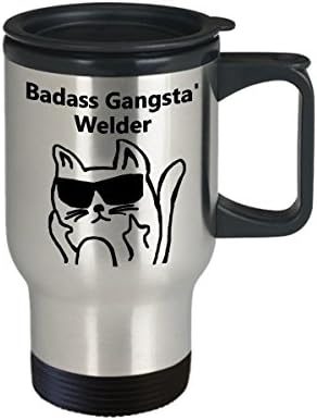 Badass Gangsta 'Заварувач на кафе за патување со кафе