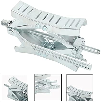 frperce 2 Сет Стабилизатор На Тркала За Заклучување На Гумите Со w / Рачка На Чудак За Приколка Кампер RV Џек, Распоредени 4-10 Освен