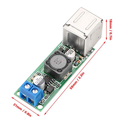 3A Двојна USB напон Antireverse 6-35V Добар контакт 93 Модул за конвертор DCDC за полнење на батеријата за полнење на телефон