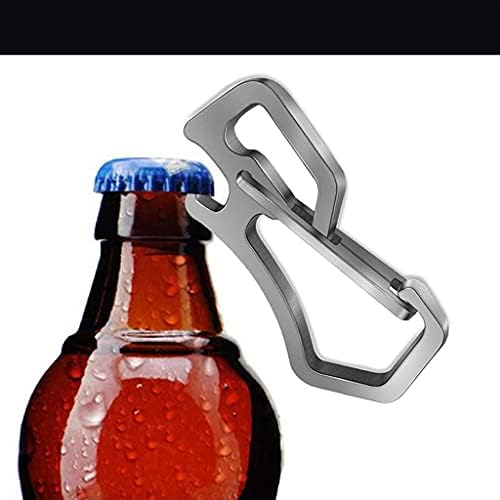 Ченгзуи мултифункционален челичен карабинер за клучеви за клучеви за шишиња со шишиња на отворено искачување за пешачење за пешачење