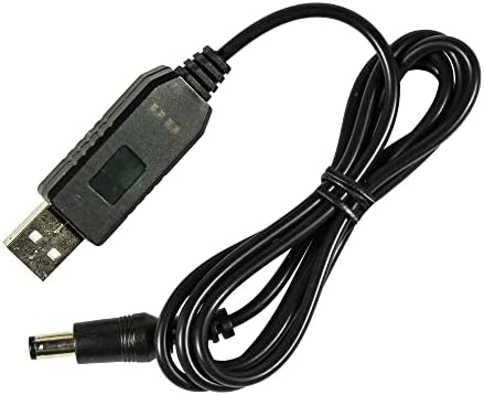 HQRP 5V USB до DC 12V засилен модул Кабел за конвертор Компатибилен со Pump Medela во стил 9207041, пумпа за медела 12V во стил и кабел за напојување на до дојка лактина