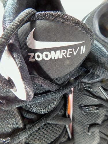 TCU издаде Nike Zoom Rev II TB црно/бело кошаркарско чевли со големина 13 нови во кутија - Користена игра на колеџ