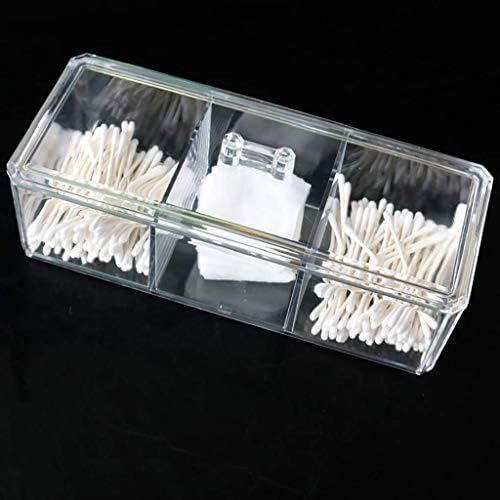 WSZJJ накит кутија-транспарентна пластична кутија за складирање преносен држач за организатор на јасен лек со делители за алатка за контејнери