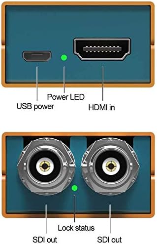 AVMATRIX MINI SC1221 Екстендер Мини HDMI До Sdi Конвертор Адаптер 3G HD SDI ЗА Возење SDI Монитори Со Адаптер За Напојување