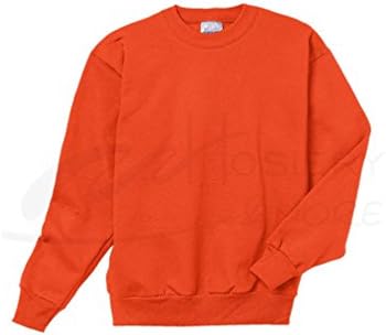 Hanes Youth Comfortblend EcoSmart Crewneck Sweatshirt, портокал, XS