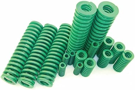 Изворите на компресија се погодни за повеќето поправка I 2 парчиња зелена тешка калап за вртење на надворешниот дијаметар 10 mm Спирално печат