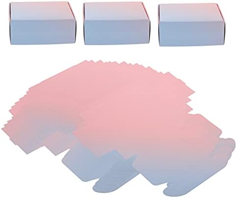 Коеали 140 парчиња стареење на стареење DIY сапун домашен картон за складирање на хартија Мал десерт розов торта кутии Рачно изработена Kraft Декоративна за занаетчиск?