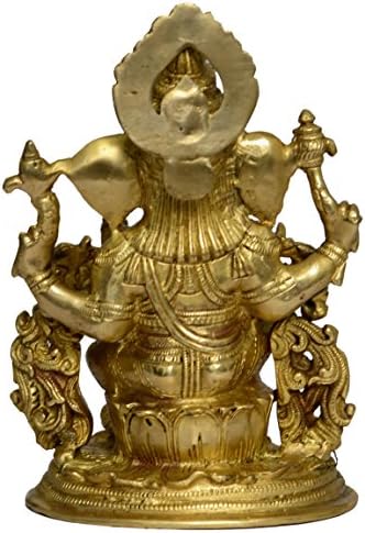 Bharat Haat Hand Brass Metal Jewelry Ganesh мал во фино завршна работа BH01065