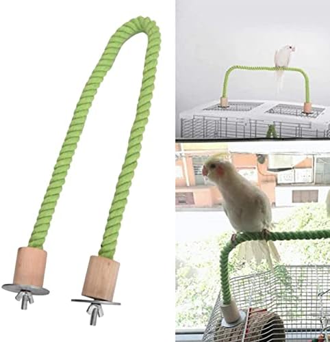 IEUDNS Bird Rope Perch Perch Parch Play Play Stand Wind Stand For Bavebirds Parakeets, 30 см