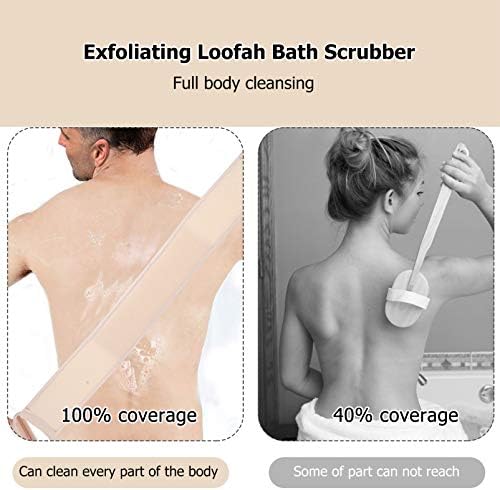 Cabilock Back Scrubber за ексфолијатор на телото на тушот, длабоко чиста, ја оживува вашата кожа