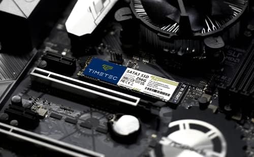 TimeTec 256GBX2 SSD 3D NAND TLC SATA III 6GB/S M.2 2280 NGFF 128TBW Прочитајте ја брзината до 550MB/S SLC CACHE PERFORMANTION