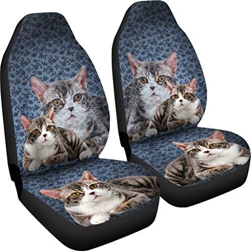 Обвивки за седишта за печатење на автомобили со мачки со мачки со мачки