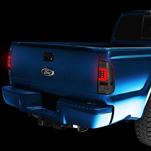 DNA MOTORING TL-F15097-LED-3D-SM-G2 LED 3d Опашка Светлина Собранието Возачот &засилувач; Патнички Страна [Компатибилен со 99-07 F250 F350 F450