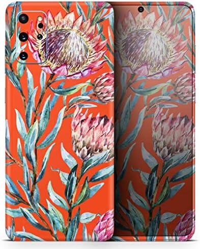 Дизајн Скинц Лето Цветни Корали в2 Заштитни Винил Налепници Обвивка На Кожата Компатибилен Со Samsung Galaxy S20