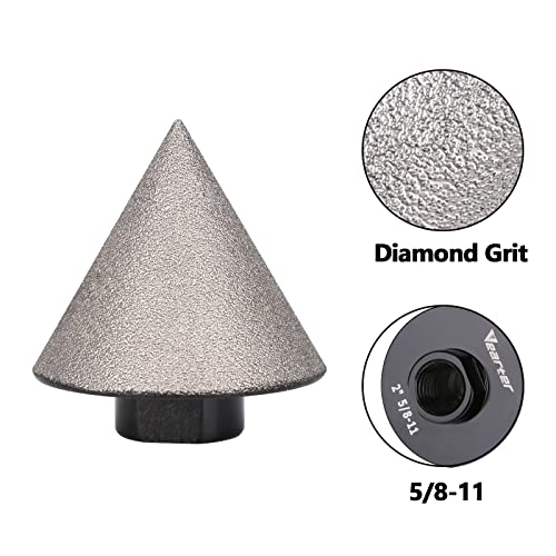 Vearter Vacuum Brazed Diamond Bits, 2 5/8‘ -11 конец за затегнување на конецот за дупки за дупки за завршна обработка на дупката