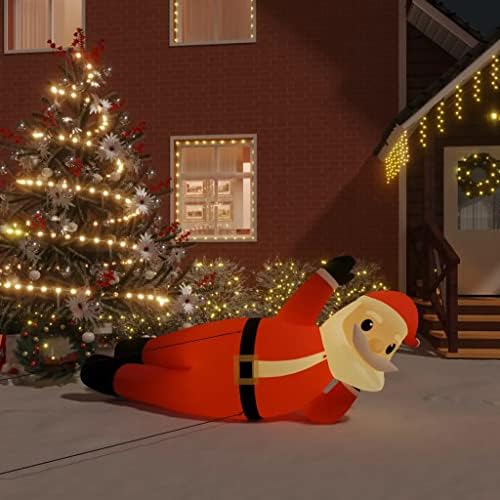 Видаксл Божиќ надувување на лежење Санта предводена од 63 “