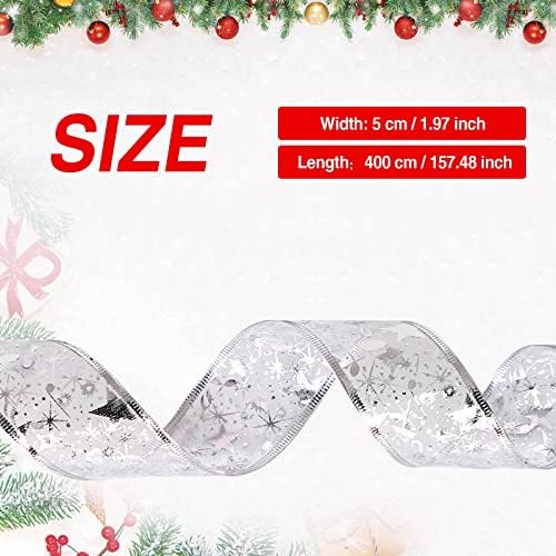 Кристал украс многу Божиќна лента самовила за самовила, Божиќни предводени светла двојна лента, жица светла Декорација