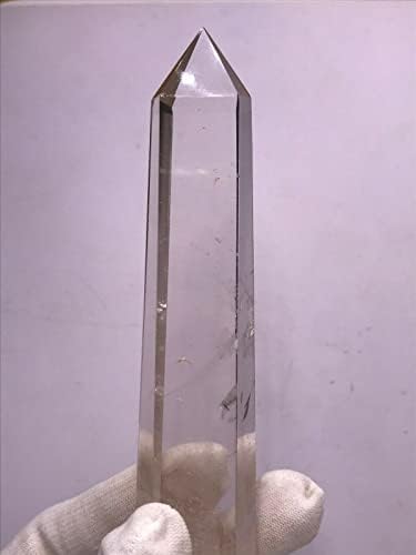 Кристални украси на Саии Природно чист кварц кристален камен Обелиск пирамида стапче за стапче Реики заздравувачки подарок