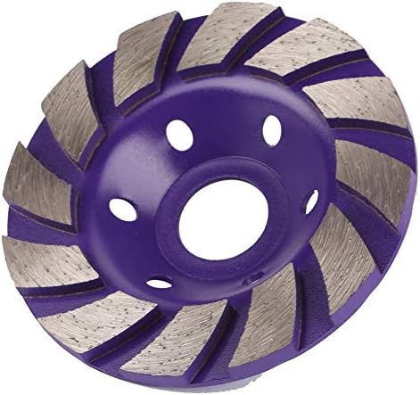 Бетонско тркало за мелење 100ммкс5мм дијамантски сегмент за мелење тркала диск 6 дупки за мермер бетонски камен Максимална линеарна брзина 40rpm за мелење бетонски мер