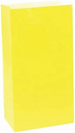 Спакувани Хартиени Кеси, Жолто Сонце-Пакет од 12