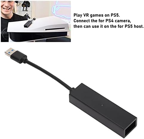 Адаптер за фотоапарати Pusokei PSVR за конзола PS5 PS4, Play PS VR на PS5 PlayStation 5, Кабел за конвертор за PS4 PSVR до PS5 конзола