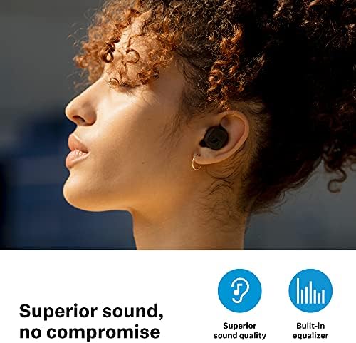 Sennheiser CX True Wireless Auarbuds-Слушалки за уво Bluetooth за музика и повици со пасивно откажување на бучава, прилагодливи контроли