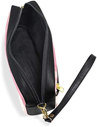 Врвна торба за торбички со молив со столар, лебдечка мастило нежно розова боја за студент за канцеларија за шминка 7.9x2.4x3.5in