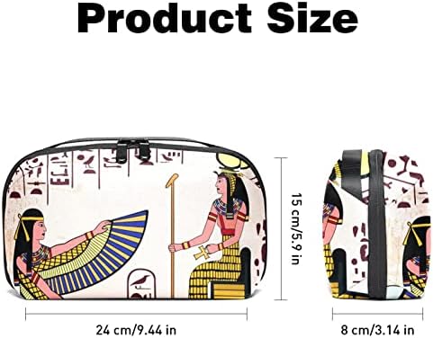 Торбичка ЗА Торбичка ЗА Носење УСБ Кабел Организатор Џебен Додаток Патент Паричник, Етничко Племенско Сликарство Антички Египет