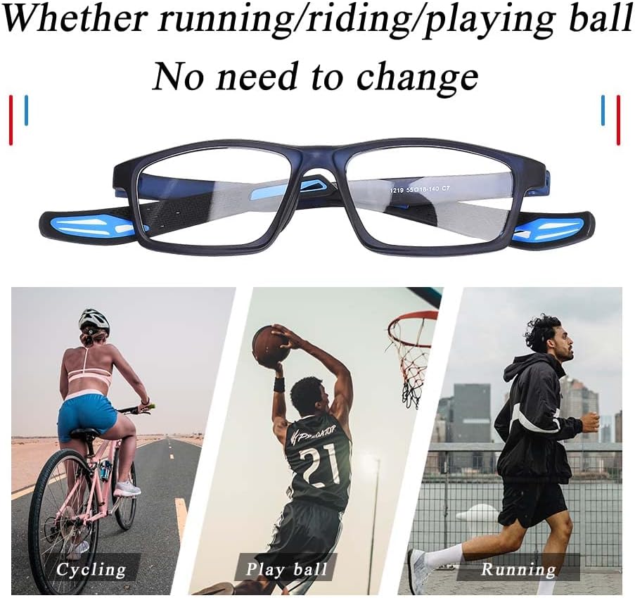 Спортски очила очила фудбалски фудбалски очила за очила Очила за прилагодување на каишот заменливи храмови за млади мажи