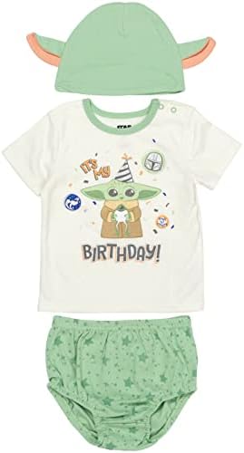 Војна на Starвездите Детето бебе пуловер маица со пелена и капаче од 3 парчиња облека поставени новороденчиња