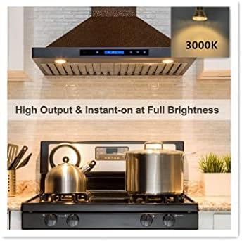 Надградете ја вашата кујна со светло на аспираторот LED опсег - JDR E27 5W 75мм сијалица 50W халоген еквивалент, вклучена за посветло готвење