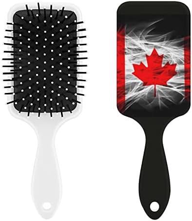 Канада со знаме за коса, симпатична четка за четка за перниче за перничиња за мажи за жени, подарок за коса