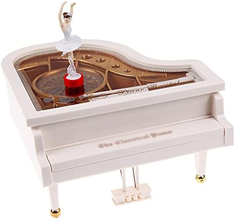 Zgjhff Нова романтична класична пијано модел музичка кутија танцувајќи балерина рачно чудак музички кутии роденденски свадба loveубов