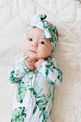 Новороденче плетена наметка, ултра мека, преклопена над манжетни манжетни, линија на вратот на пликот, златни прилепувања, 0-3 месеци