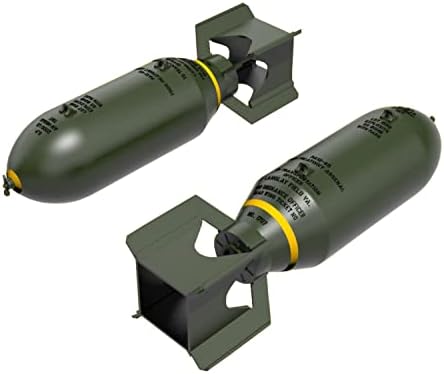 CMK смола 1/48 САД воена 2000 lb AN-M66A2 бомба M116A1 со фини 2 парчиња комплет за смола 48cm4458