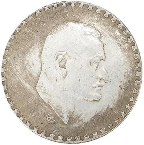 Египетскиот Претседател Насер Медал Монета Сребрен Долар Антички Сребрен Круг Странски Антички Монети Антички Колекционерски Предмети