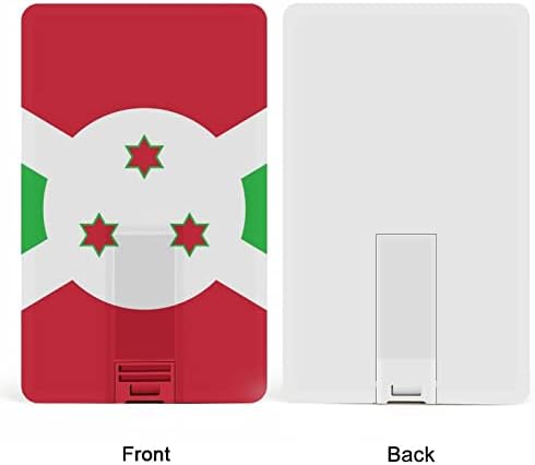 Знаме На Buregundi Кредитна Банкарска Картичка USB Флеш Дискови Пренослив Мемориски Стап Клуч За Складирање Диск 32G