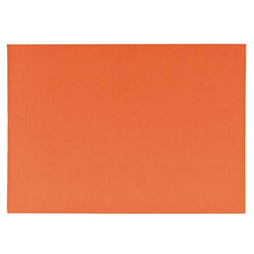 Uxcell 10 парчиња брановидни картонски листови со хартија, портокалова, 7,87-инчен x 11,94-инчи, за занаетчиски и DIY проекти