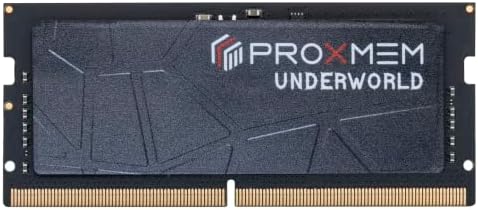 PROXMEM Подземјето DDR5 RAM SODIMM 16GB 4800MT/s Не-ECC Unbuffered 1.1 V CL40-40-40 262 Пин Лаптоп Меморија-Црна | Интел XMP3. 0 компатибилен