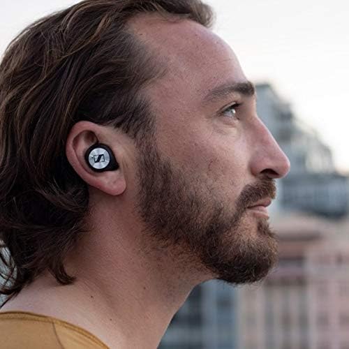 Монаст на Sennheiser Вистински безжични уши со Bluetooth со контрола на допир на допир; Sennheiser интензитет Вистински безжичен Bluetooth Earbuds