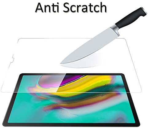 Orzero компатибилен за Samsung Galaxy Tab S5e, Tab S6 10,5 инчи 2019 Заштитник на калено стакло, заштитен екран на стакло, 9 тврда