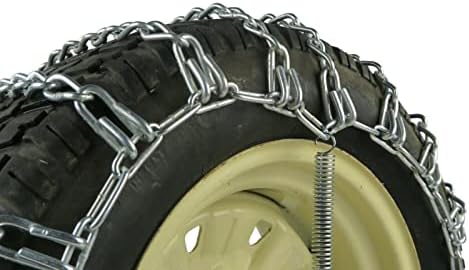 Продавницата РОП | 2 Пар за синџири на гуми за едноставност 18x8.5x8 пред и 25x10x8 трактор за задна гума