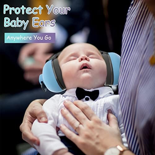 Hileuyie Заштита на бебето, слушалки за бебиња, заштита на уво за новороденчиња, мафици за новороденчиња, откажување на бучава