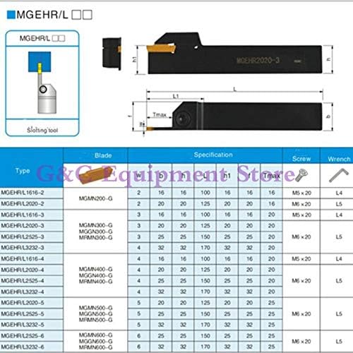 Делови за алатки MGEHR2020-3 НАДВОРЕШНИ ЗА MGMN300 ДРЖАЧ ЗА АЛАТ CNC МАШИНА