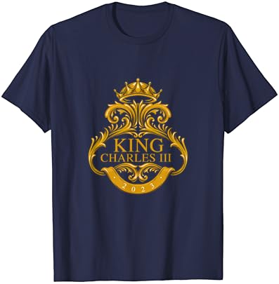 Кралот Чарлс ТРЕТИ 6 Мај Крунисување Британски Сувенир Лондон Маица