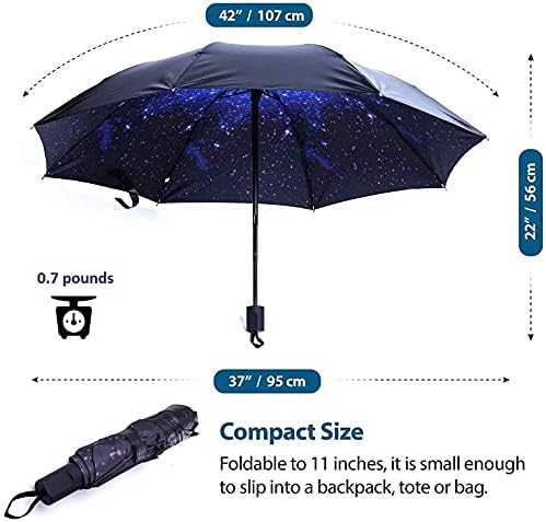Чадор за патувања со најдоброто патување - лесен чадор за сонце од сонце за мажи и деца, ветровизолни преклопни компактни чадори