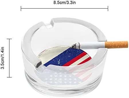 САД и Холандија Гранџ знаме стакло од стакло од пепелник